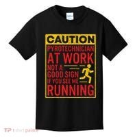 Pyrotechnician Funny Humorous Pyro Technician Kids T-Shirt thumb 0