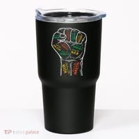 Power Fist Hand Inspiring Black Leaders Black History Tumbler thumb 0