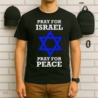 Pray For Israel Peace vintage isreal pride T-Shirt thumb 6