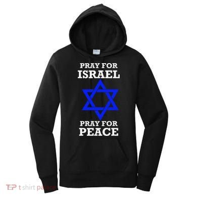 Pray For Israel Peace vintage isreal pride Women's Hoodie