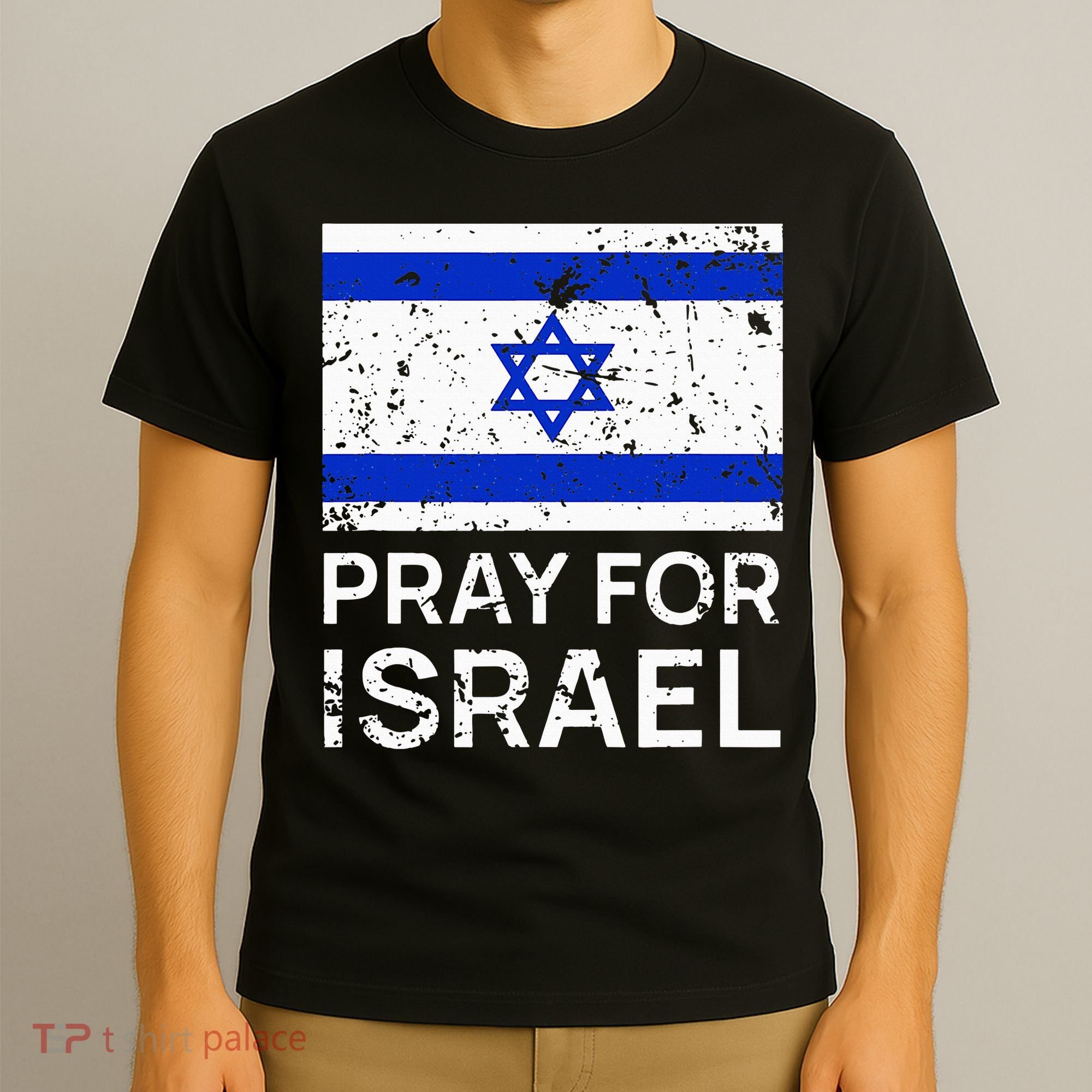 Pray for Israel 2021 Praying for Israeli Flag T-Shirt