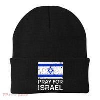 Pray for Israel 2021 Praying for Israeli Flag Beanie thumb 0