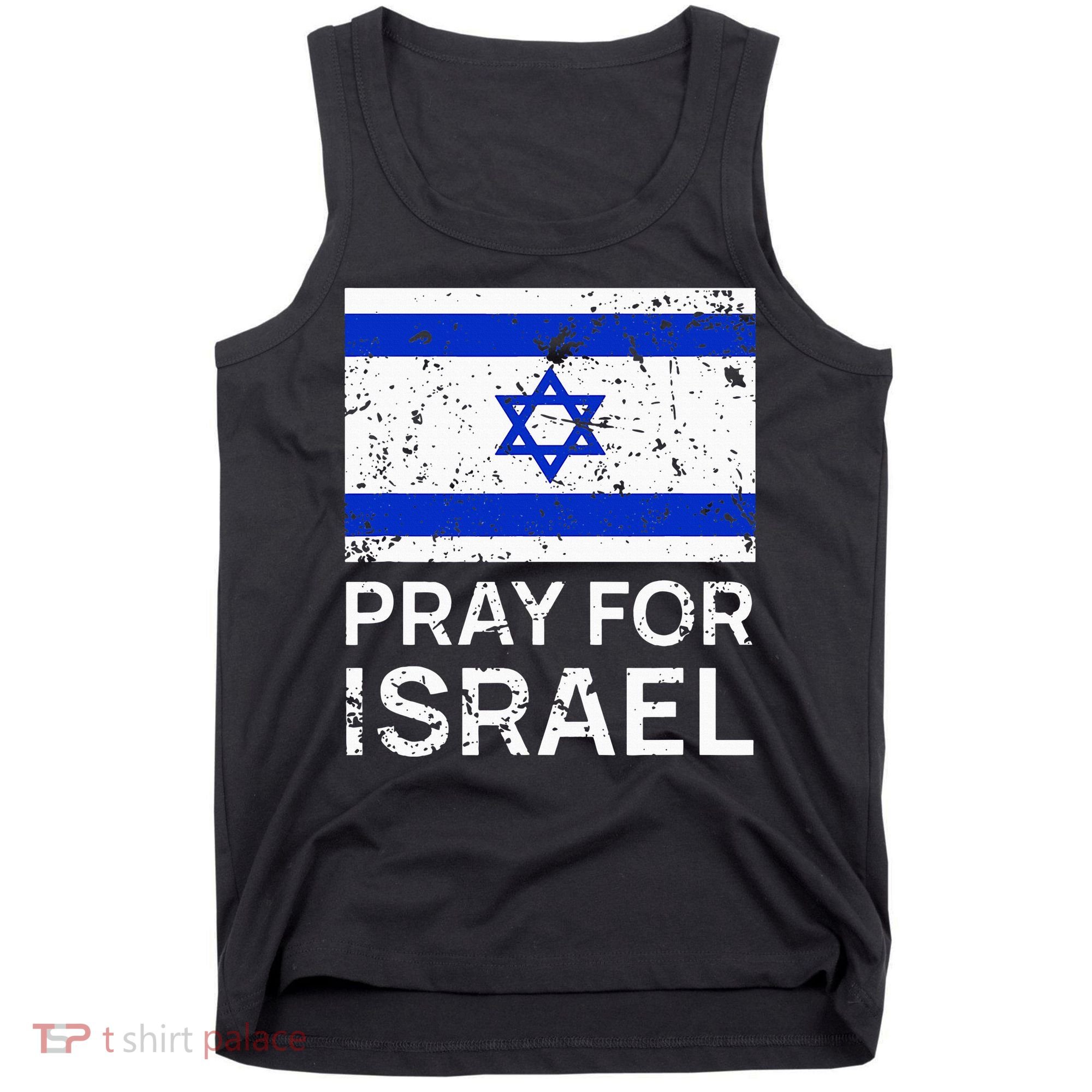 Pray for Israel 2021 Praying for Israeli Flag Tank Top