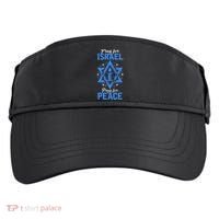 Pray For Israel Jerusalem World Peace Adult Drive Performance Visor thumb 0