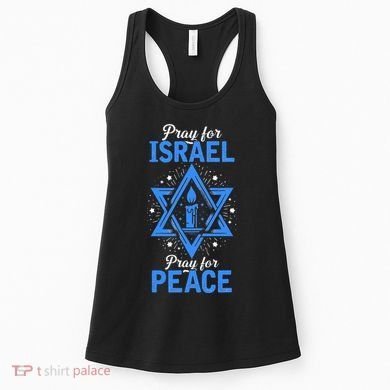 Pray For Israel Jerusalem World Peace Women's Tank Top