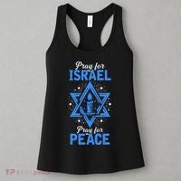 Pray For Israel Jerusalem World Peace Women's Tank Top thumb 3