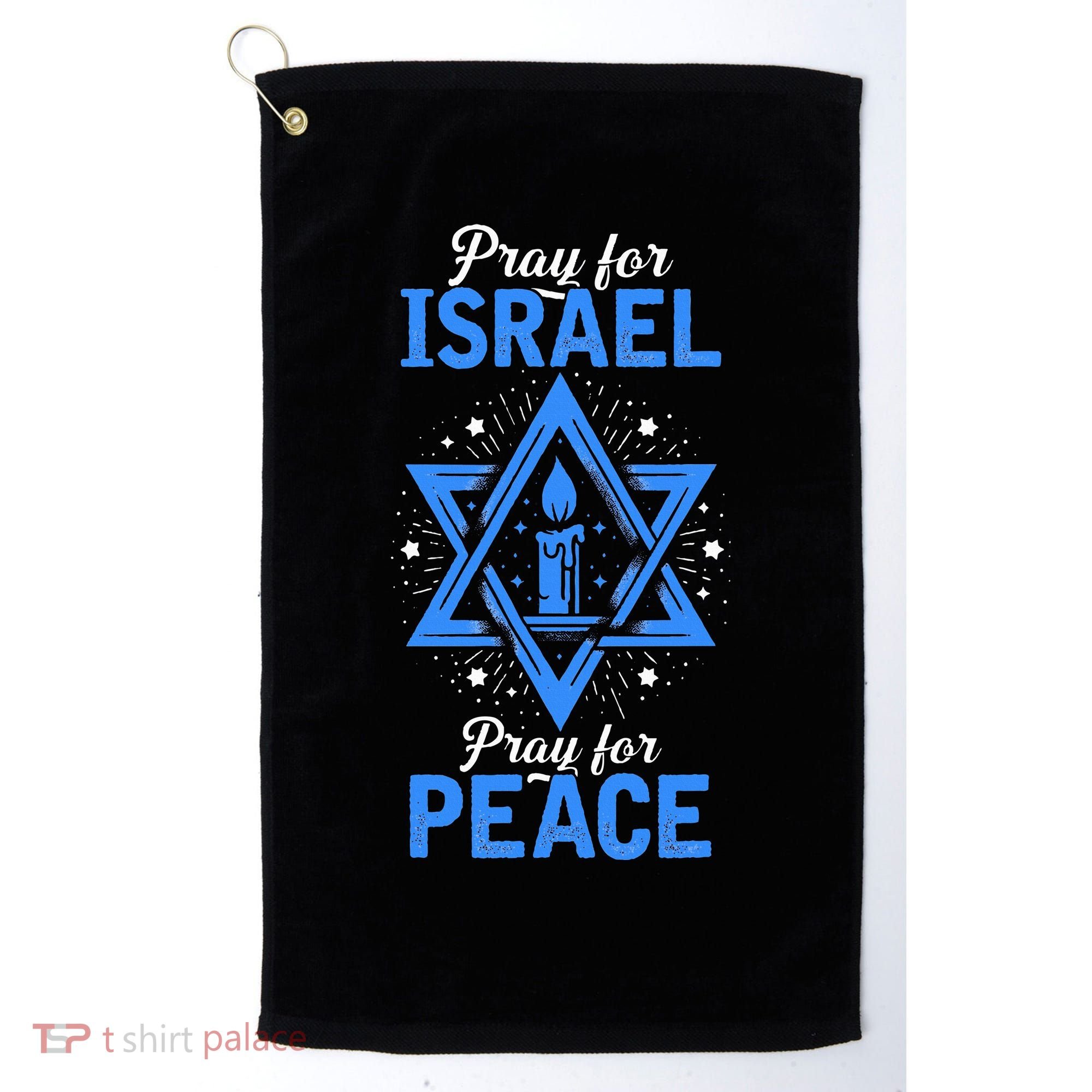Pray For Israel Jerusalem World Peace Golf Towel