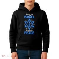 Pray For Israel Jerusalem World Peace Kids Hoodie thumb 4