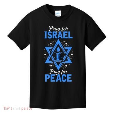 Pray For Israel Jerusalem World Peace Kids T-Shirt