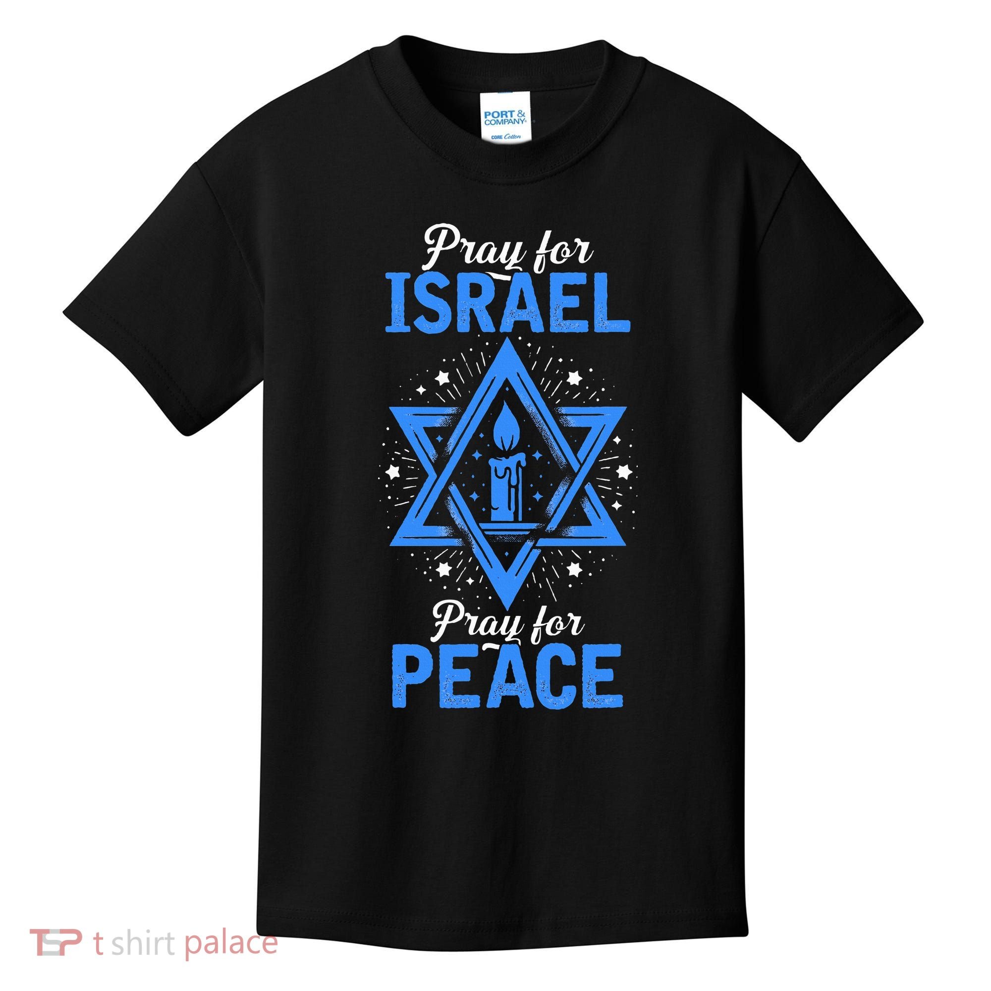 Pray For Israel Jerusalem World Peace Kids T-Shirt