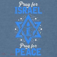 Pray For Israel Jerusalem World Peace Garment-Dyed Sweatshirt thumb 2