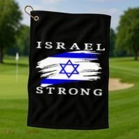 Pray For Israel Israel Strong Golf Towel thumb 1