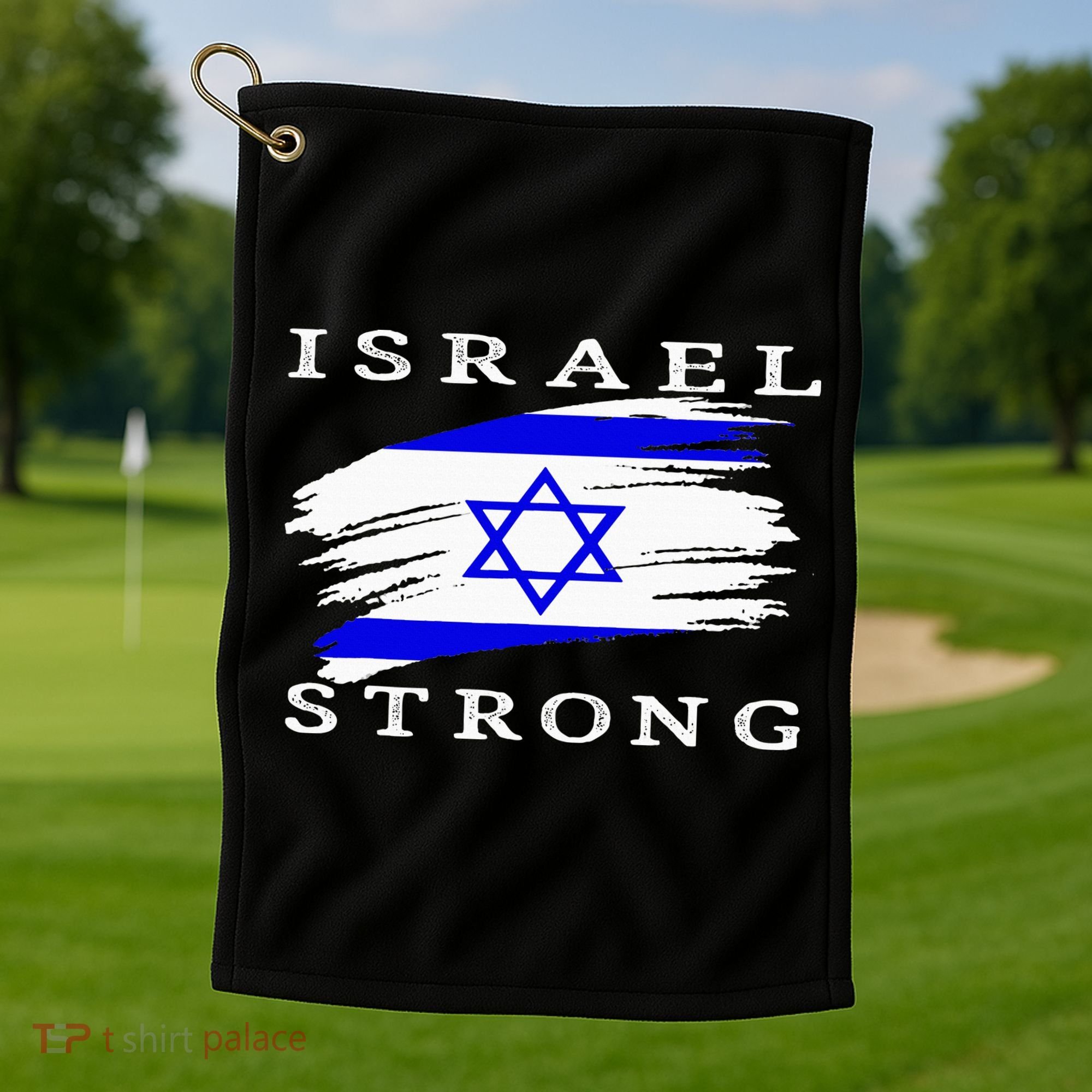 Pray For Israel Israel Strong Golf Towel