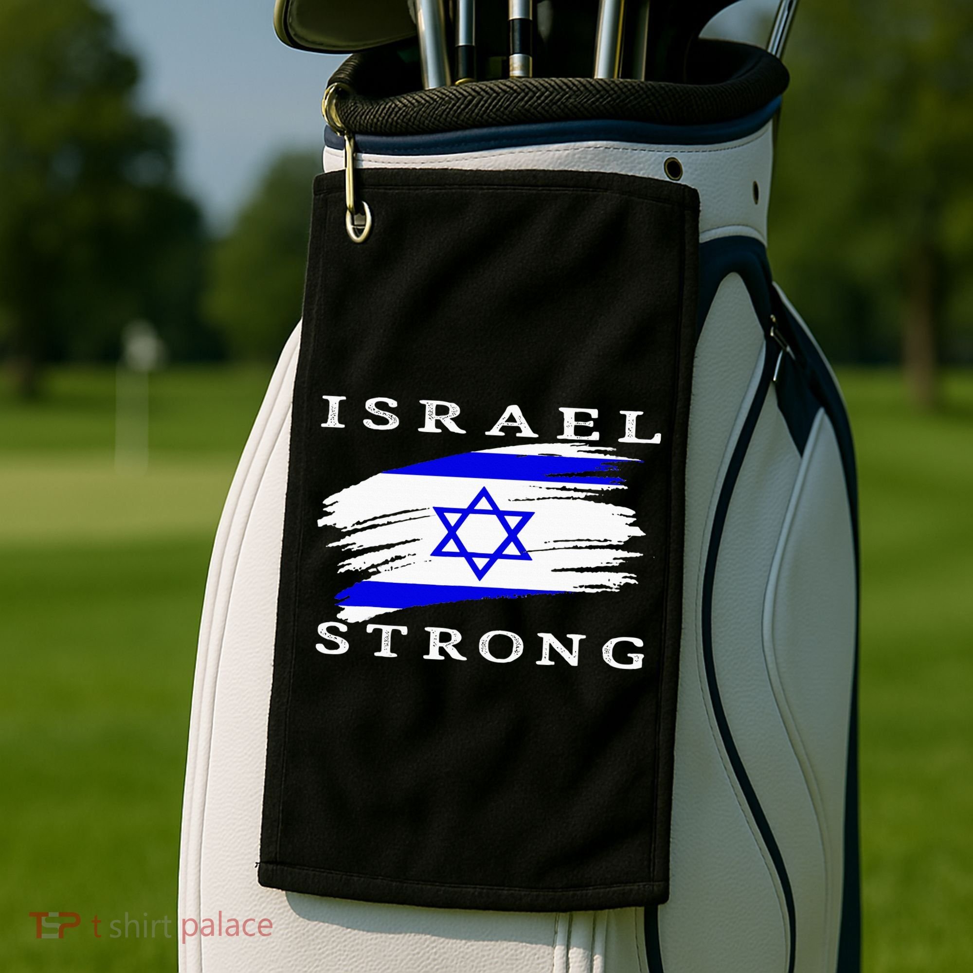Pray For Israel Israel Strong Golf Towel