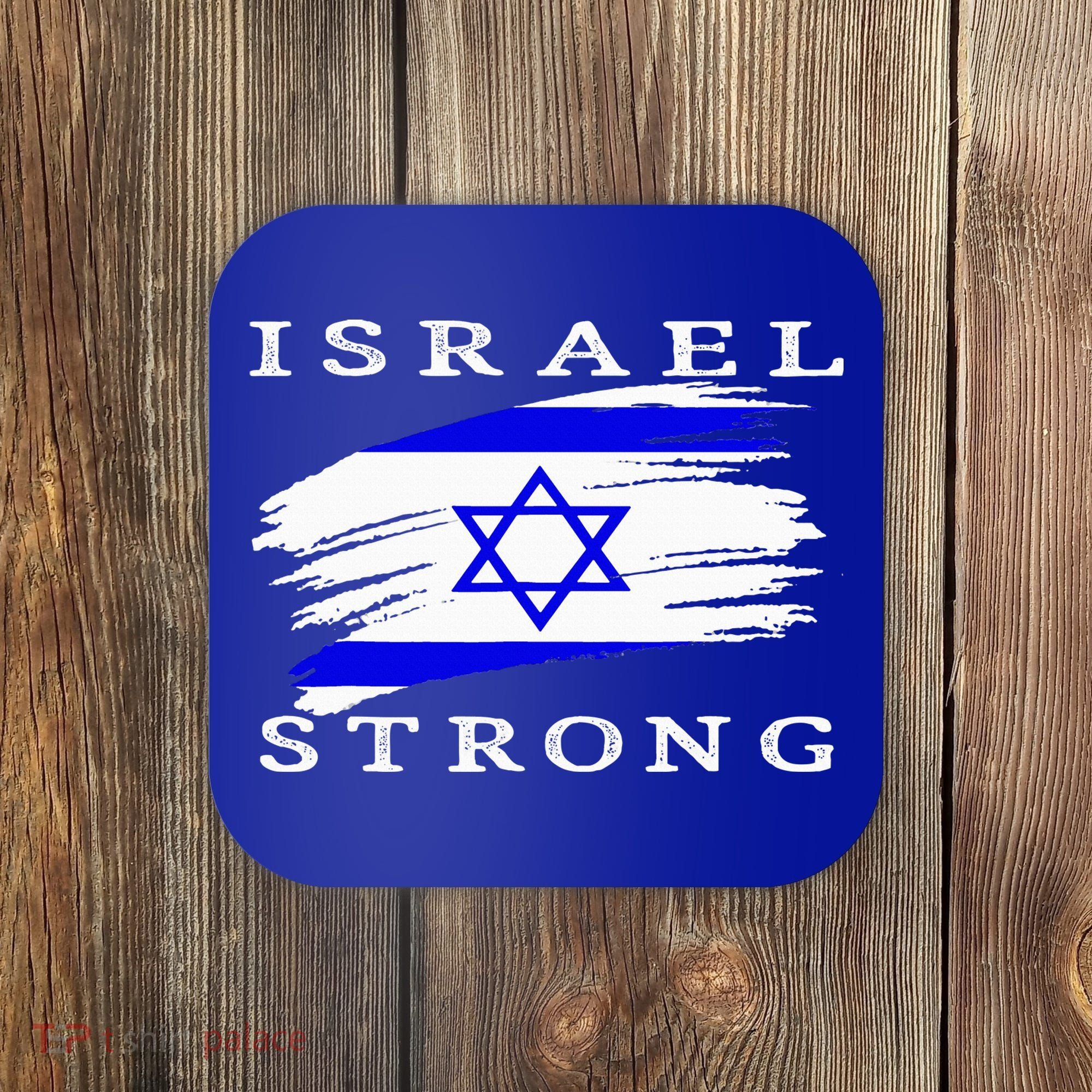 Pray For Israel Israel Strong Coaster