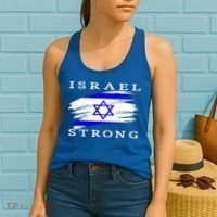 Pray For Israel Israel Strong Women's Tank Top thumb 2
