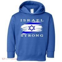 Pray For Israel Israel Strong Toddler Hoodie thumb 0