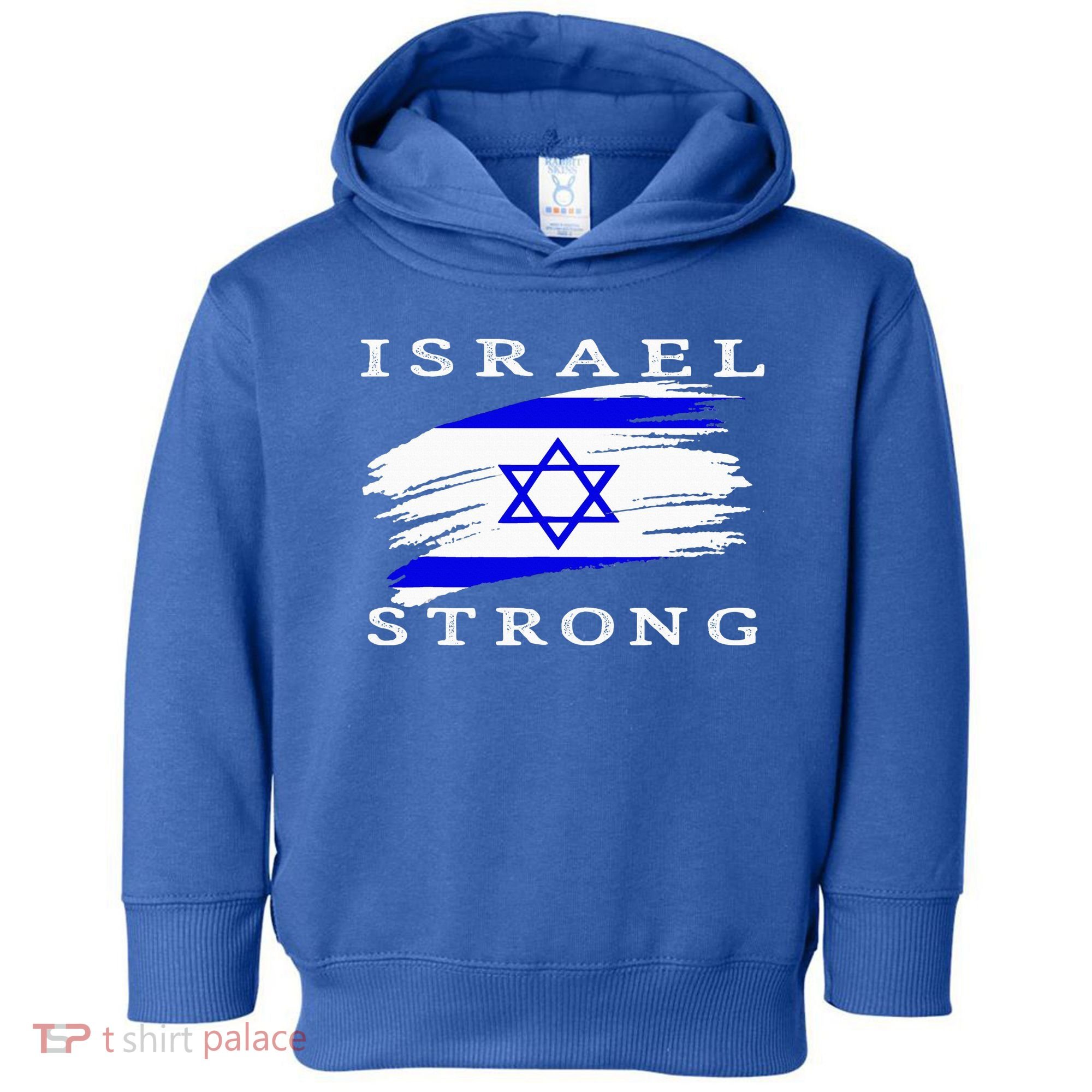 Pray For Israel Israel Strong Toddler Hoodie