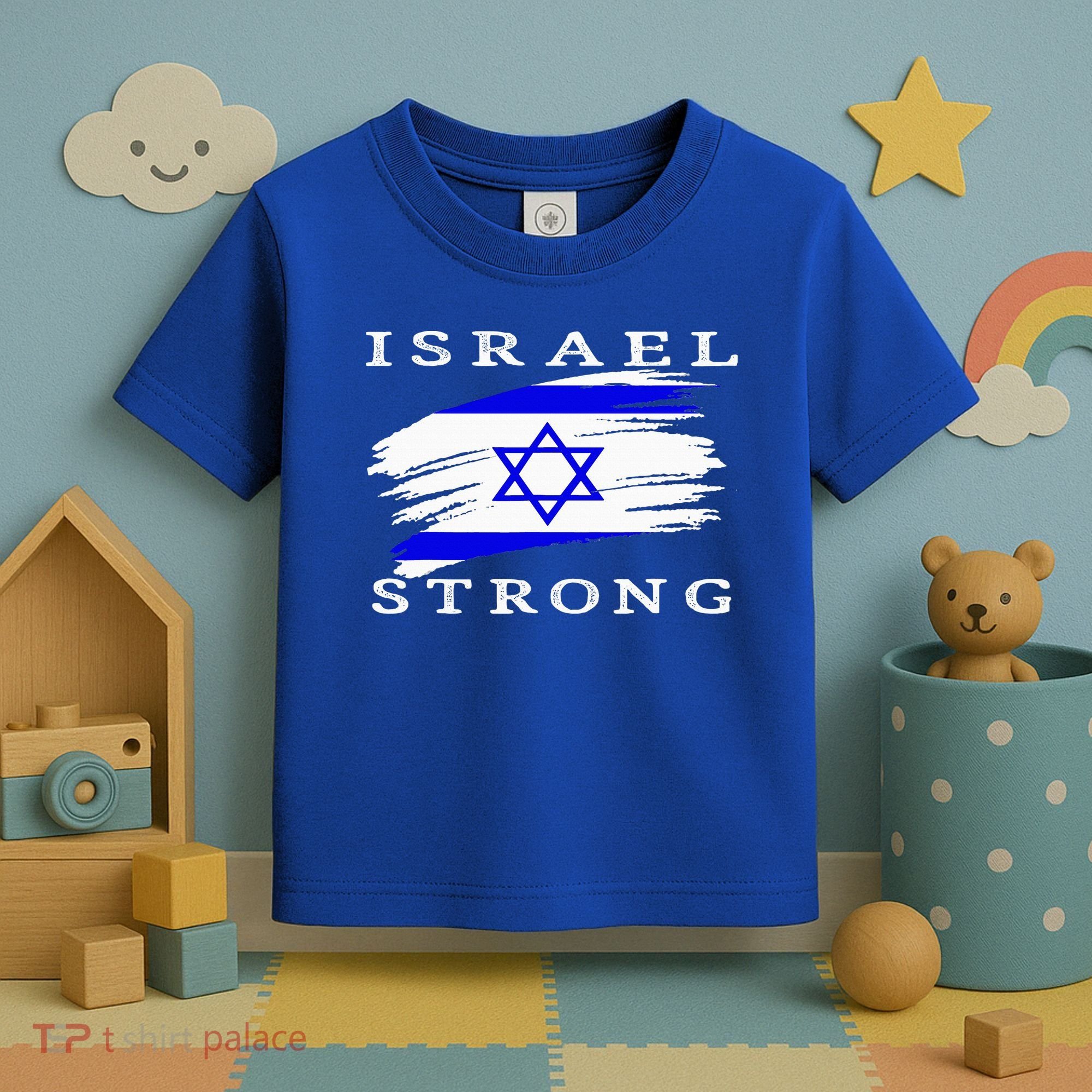 Pray For Israel Israel Strong Toddler T-Shirt