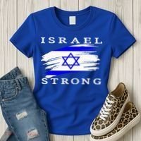 Pray For Israel Israel Strong Women's T-Shirt thumb 3