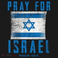 Pray for Israel Psalm 122 6 Israel Flag Women's Hoodie thumb 2