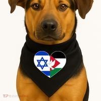 Peace For Israel And Palestine USA-Made Doggie Bandana thumb 1