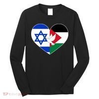 Peace For Israel And Palestine Long Sleeve Shirt thumb 0