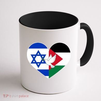 Peace For Israel And Palestine Coffee Mug back