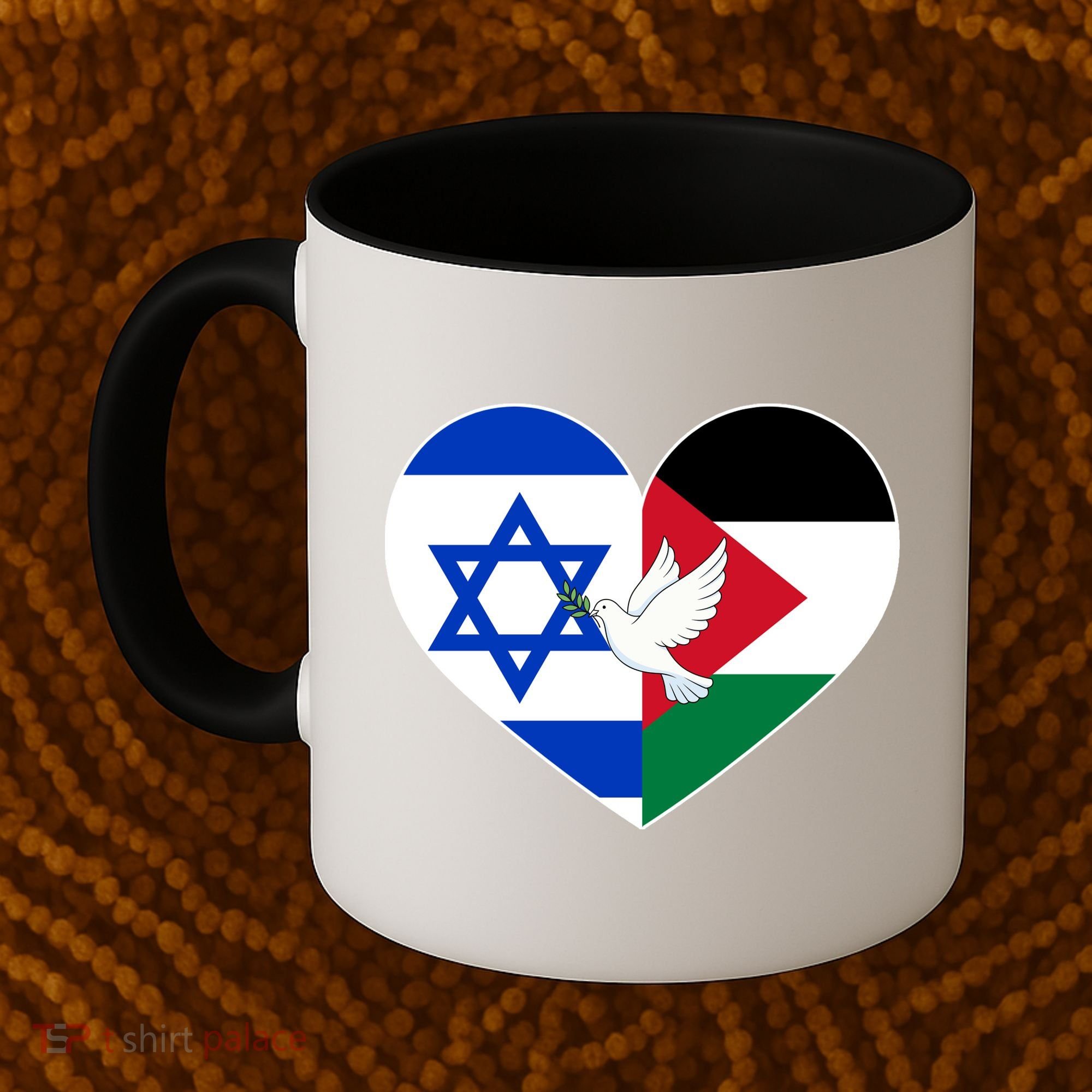 Peace For Israel And Palestine Coffee Mug