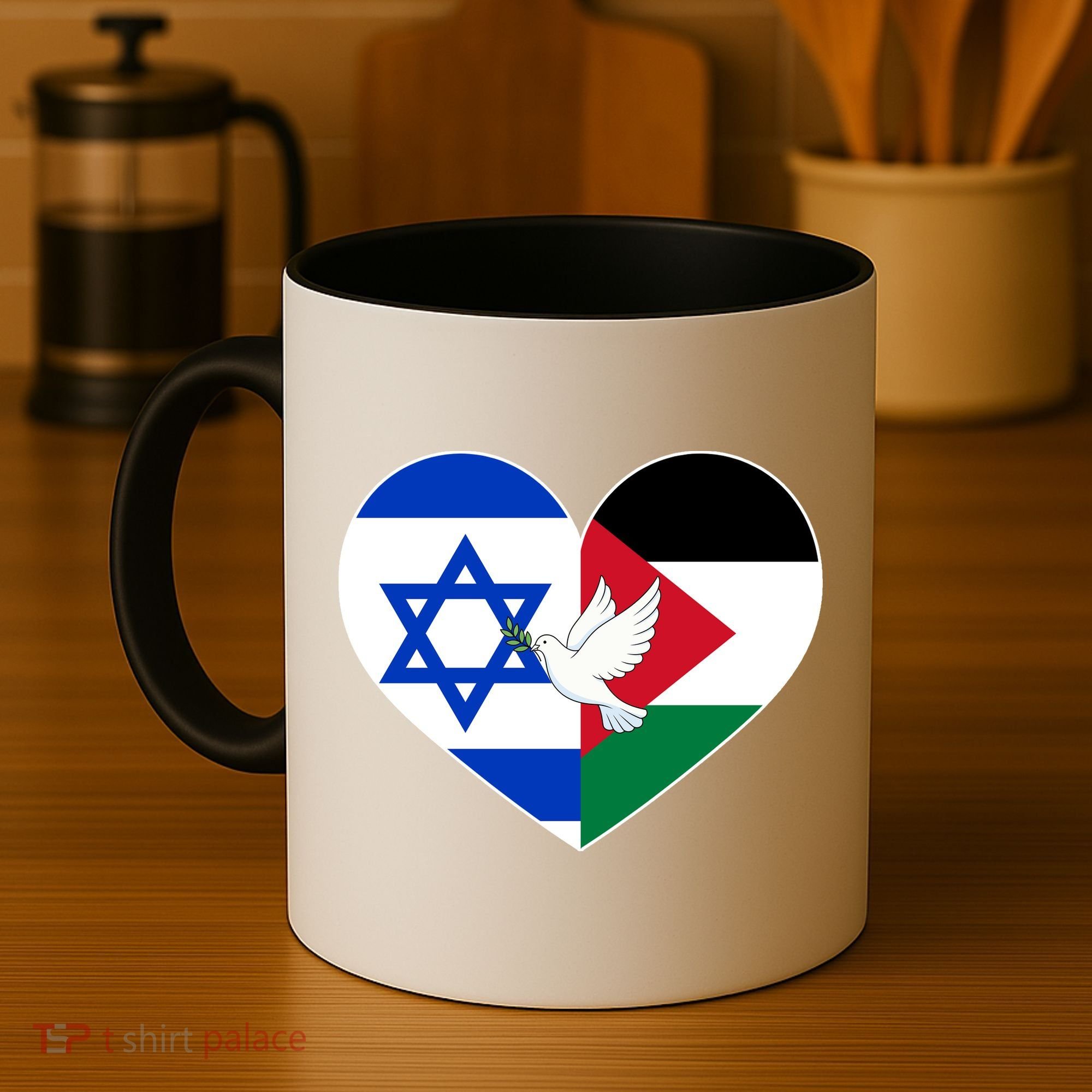 Peace For Israel And Palestine Coffee Mug