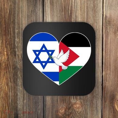 Peace For Israel And Palestine Coaster