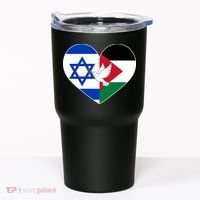 Peace For Israel And Palestine Tumbler thumb 0