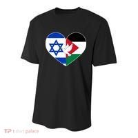 Peace For Israel And Palestine Youth Performance Sprint T-Shirt thumb 0