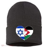 Peace For Israel And Palestine Sustainable Knit Beanie thumb 0