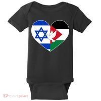 Peace For Israel And Palestine Baby Bodysuit thumb 0