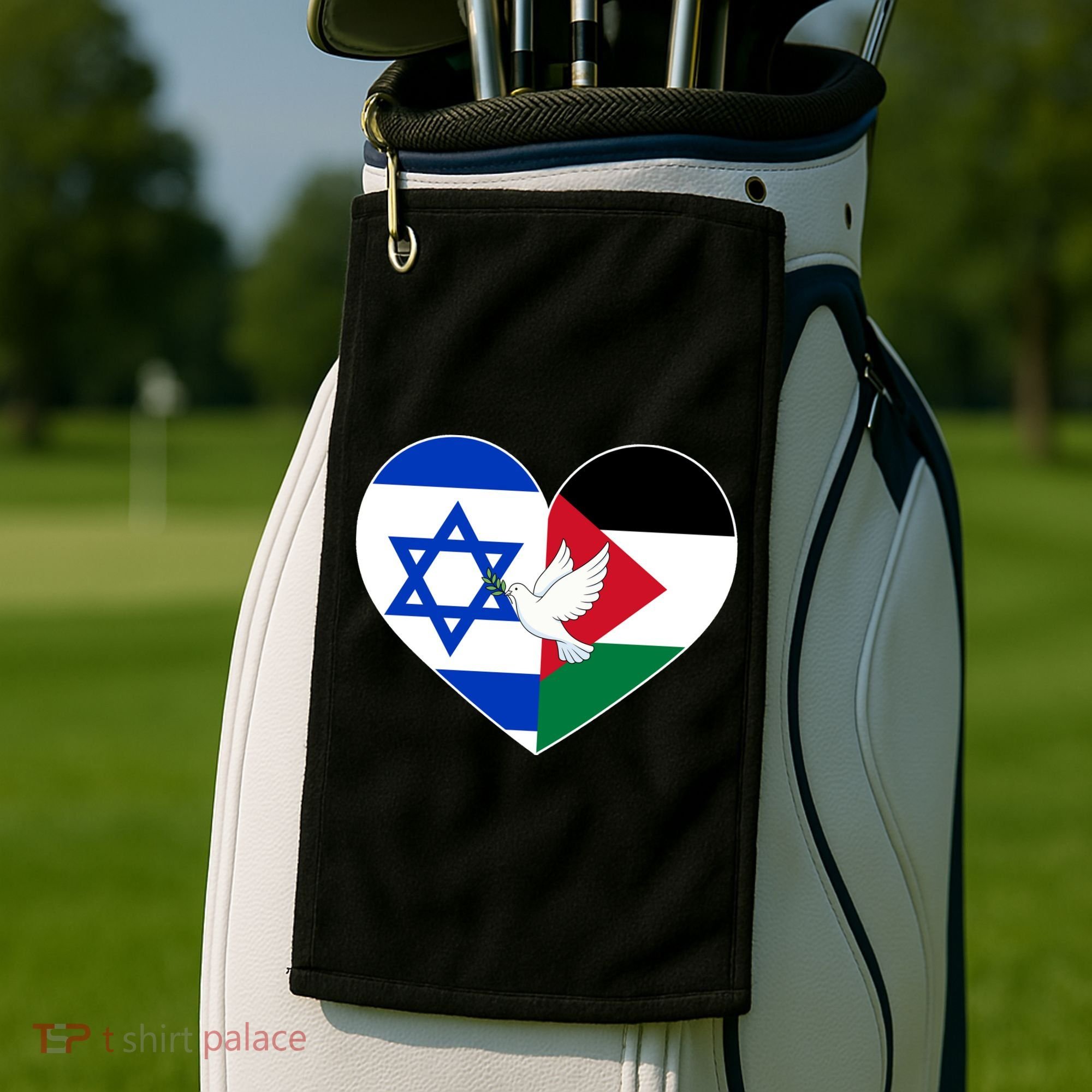 Peace For Israel And Palestine Golf Towel