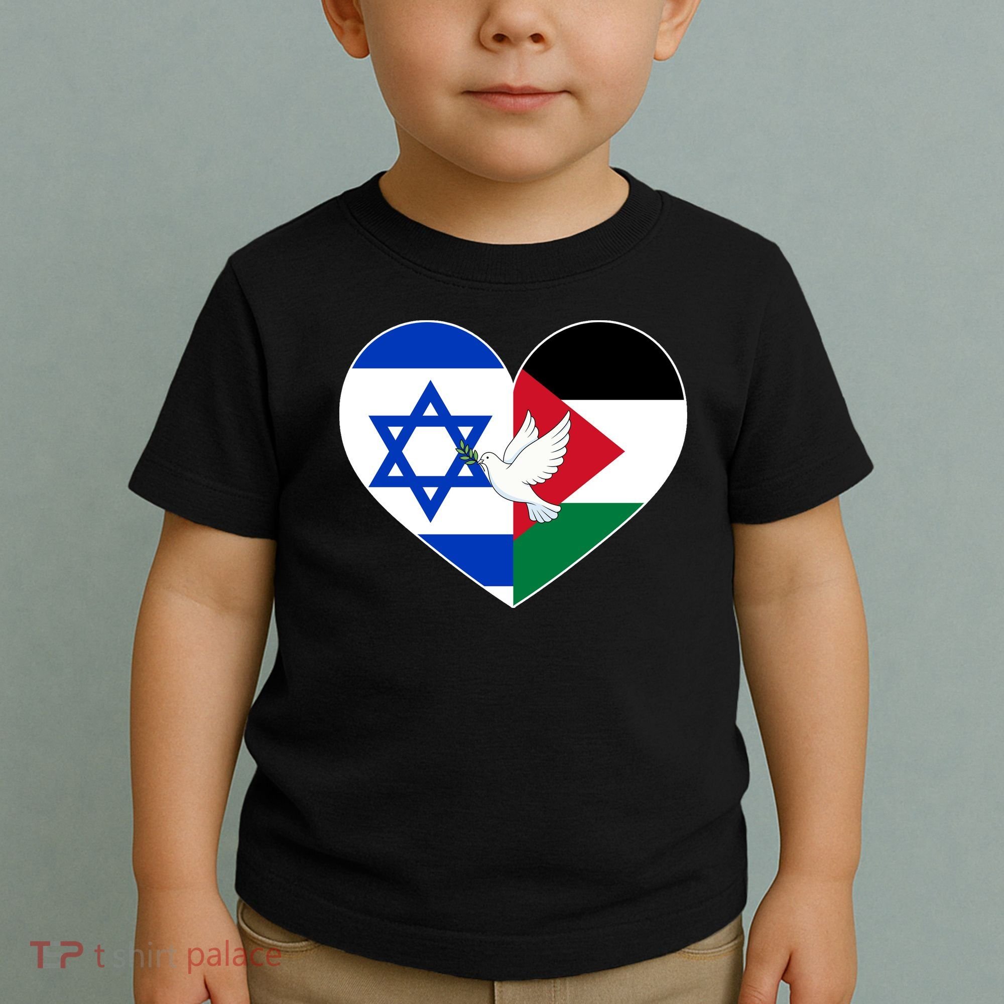 Peace For Israel And Palestine Toddler T-Shirt