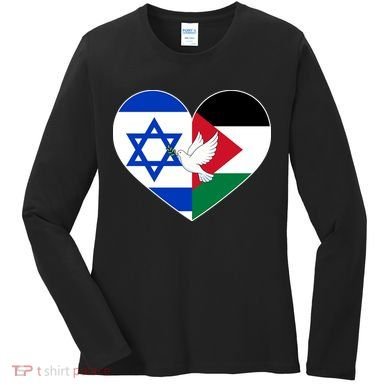 Peace For Israel And Palestine Women's Long Sleeve Shirt