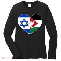 Peace For Israel And Palestine Women's Long Sleeve Shirt thumb 0