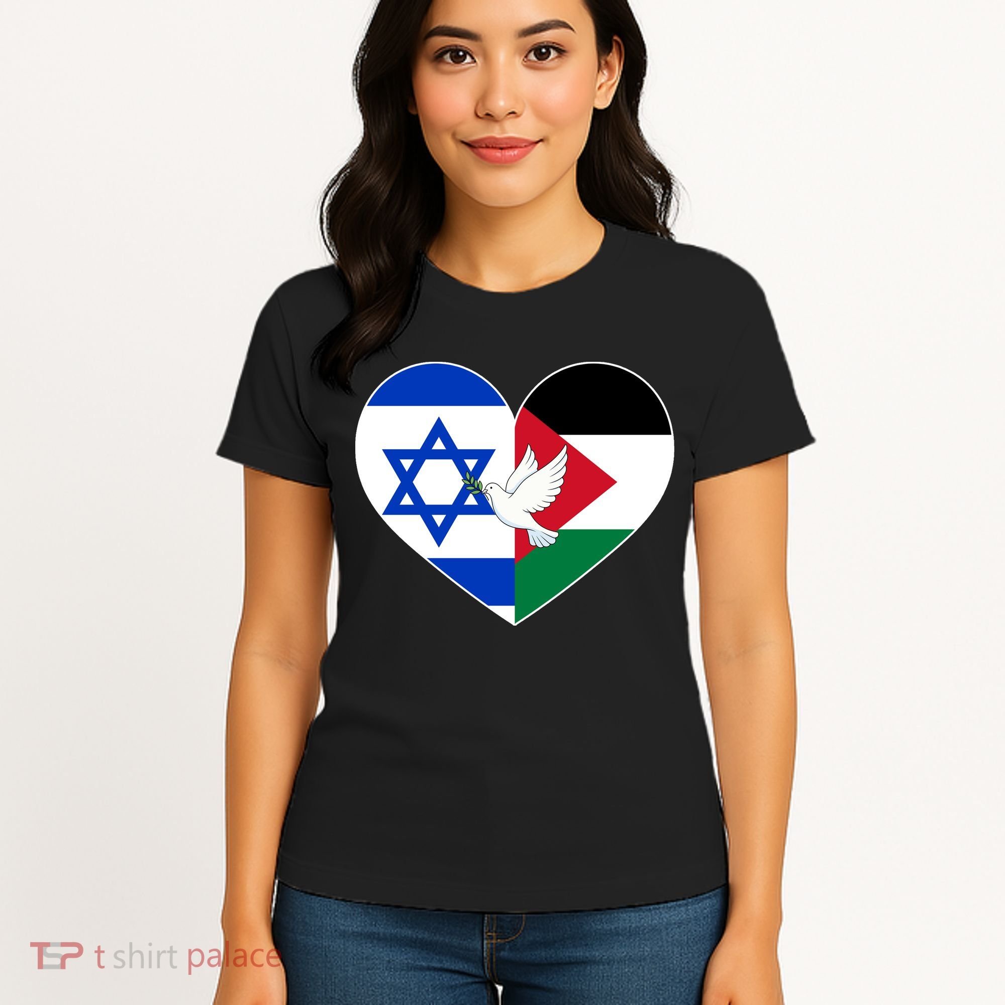 Peace For Israel And Palestine Women's T-Shirt