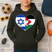 Peace For Israel And Palestine Kids Hoodie thumb 2