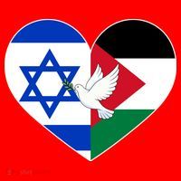 Peace For Israel And Palestine Santa Hat thumb 1
