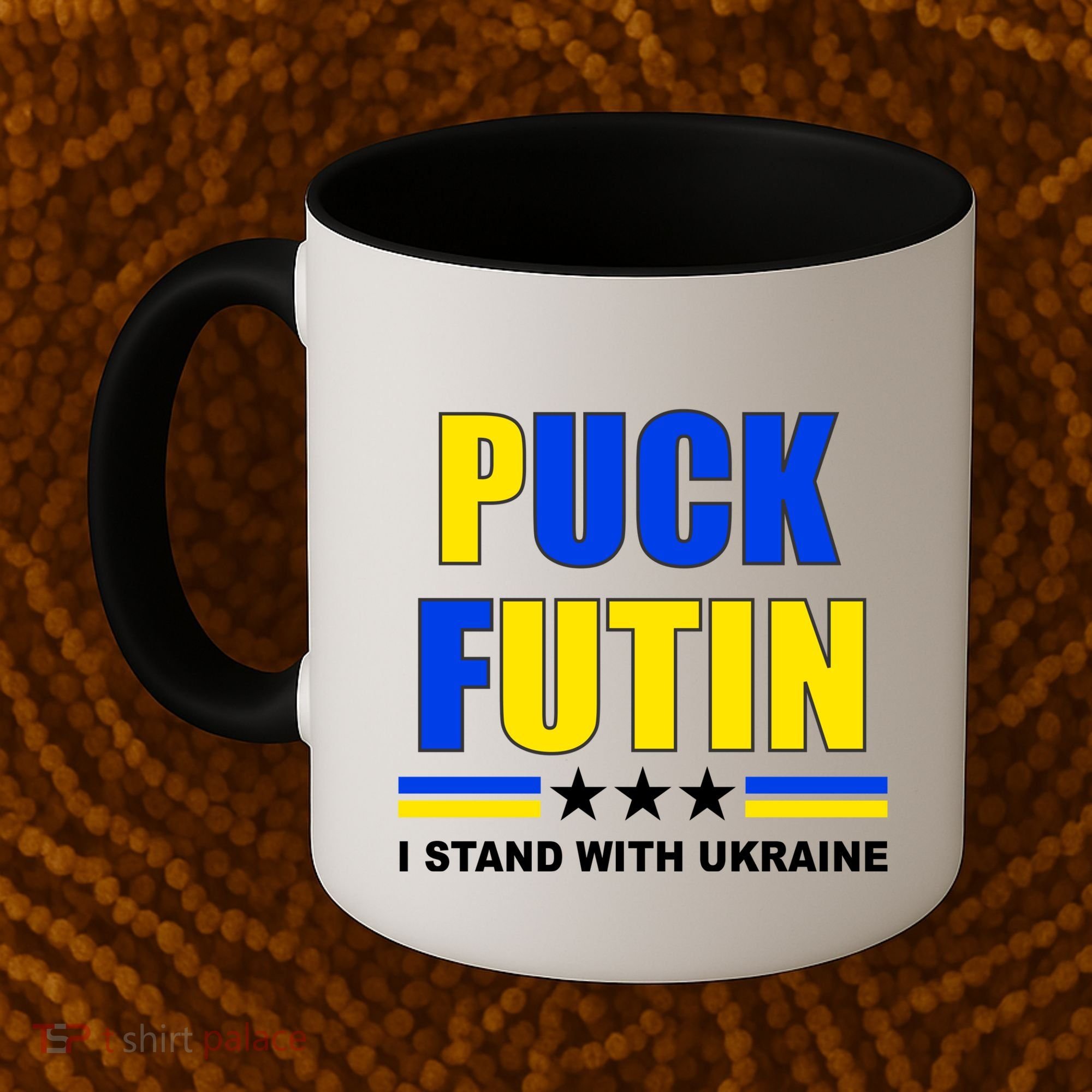 Puck Futin I Stand With Ukraine Coffee Mug