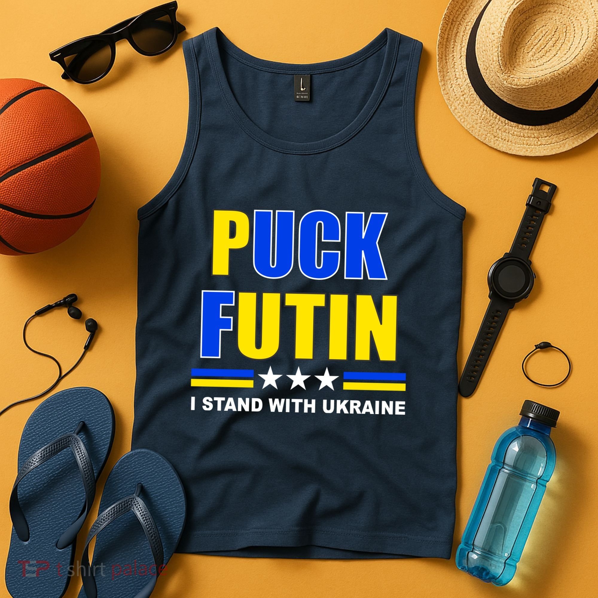 Puck Futin I Stand With Ukraine Tank Top
