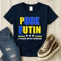 Puck Futin I Stand With Ukraine Women's T-Shirt thumb 3