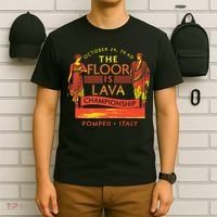 Pompeii Floor Is Lava Championship Natural Disaster Italy T-Shirt thumb 6
