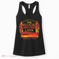 Pompeii Floor Is Lava Championship Natural Disaster Italy Women's Tank Top thumb 0