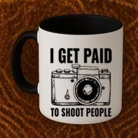 Photography Funny I Get Paid To Shoot People Coffee Mug thumb 2