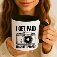 Photography Funny I Get Paid To Shoot People Coffee Mug thumb 3