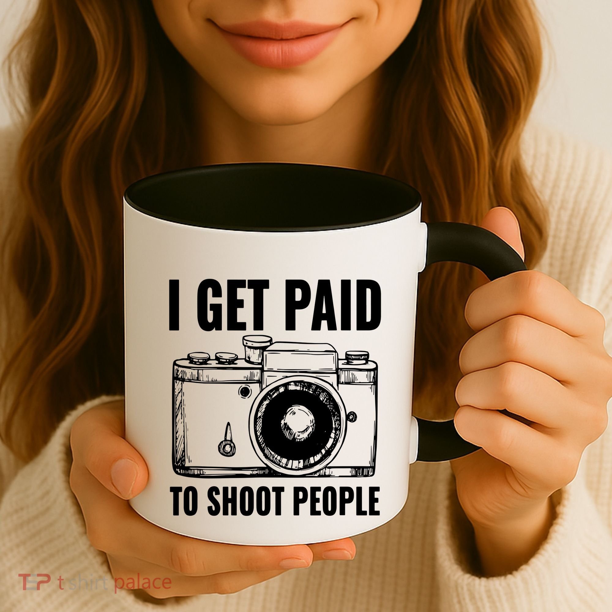Photography Funny I Get Paid To Shoot People Coffee Mug
